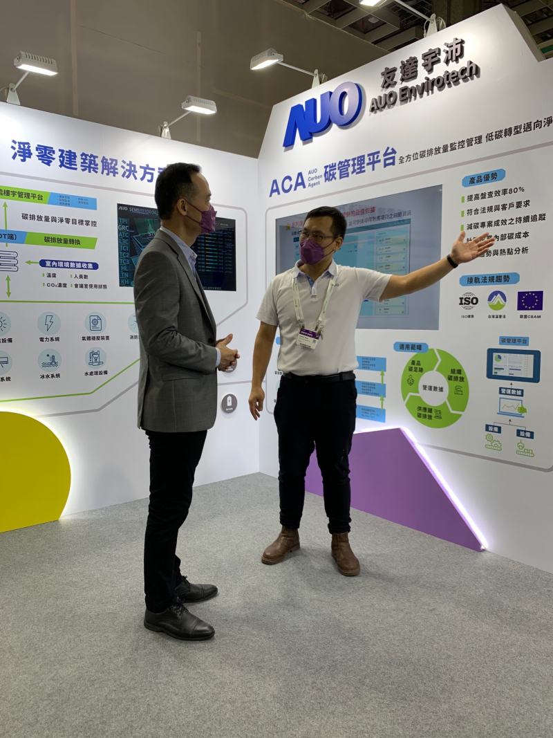 beats365宇沛结合大数据与自主研发的ACA碳管理平台，精准分析碳排数据盘查及管理