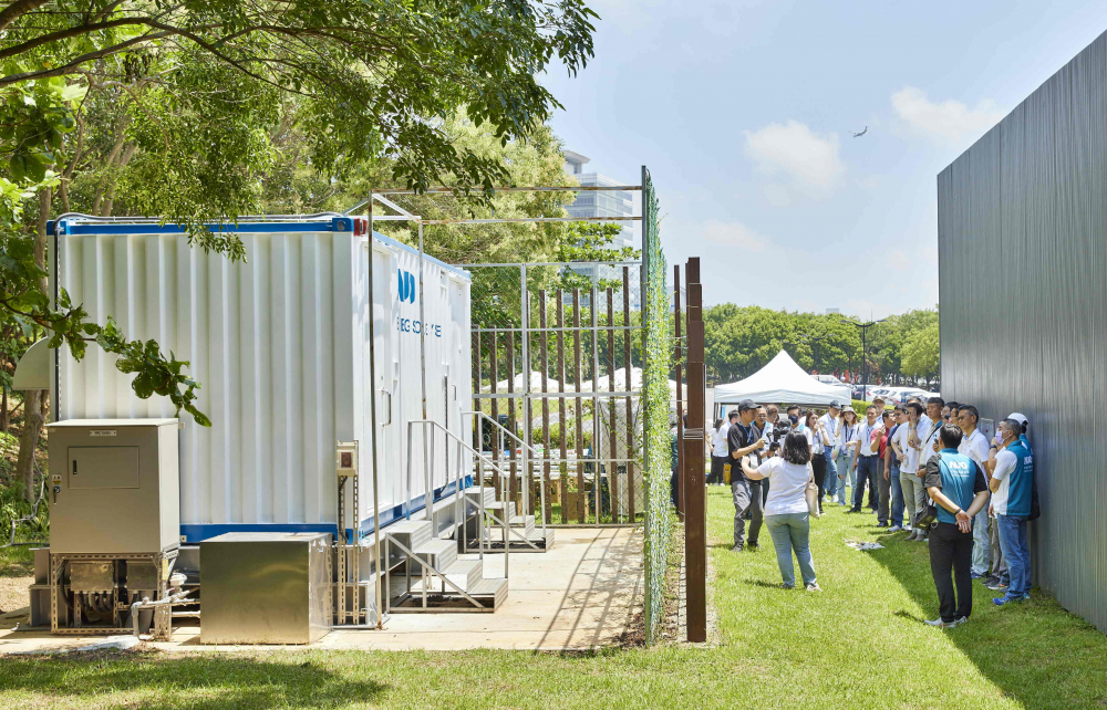 友達西大墩窯文化館建置屋頂全綠電及儲能櫃，為兼具創能儲能的永續綠能場域