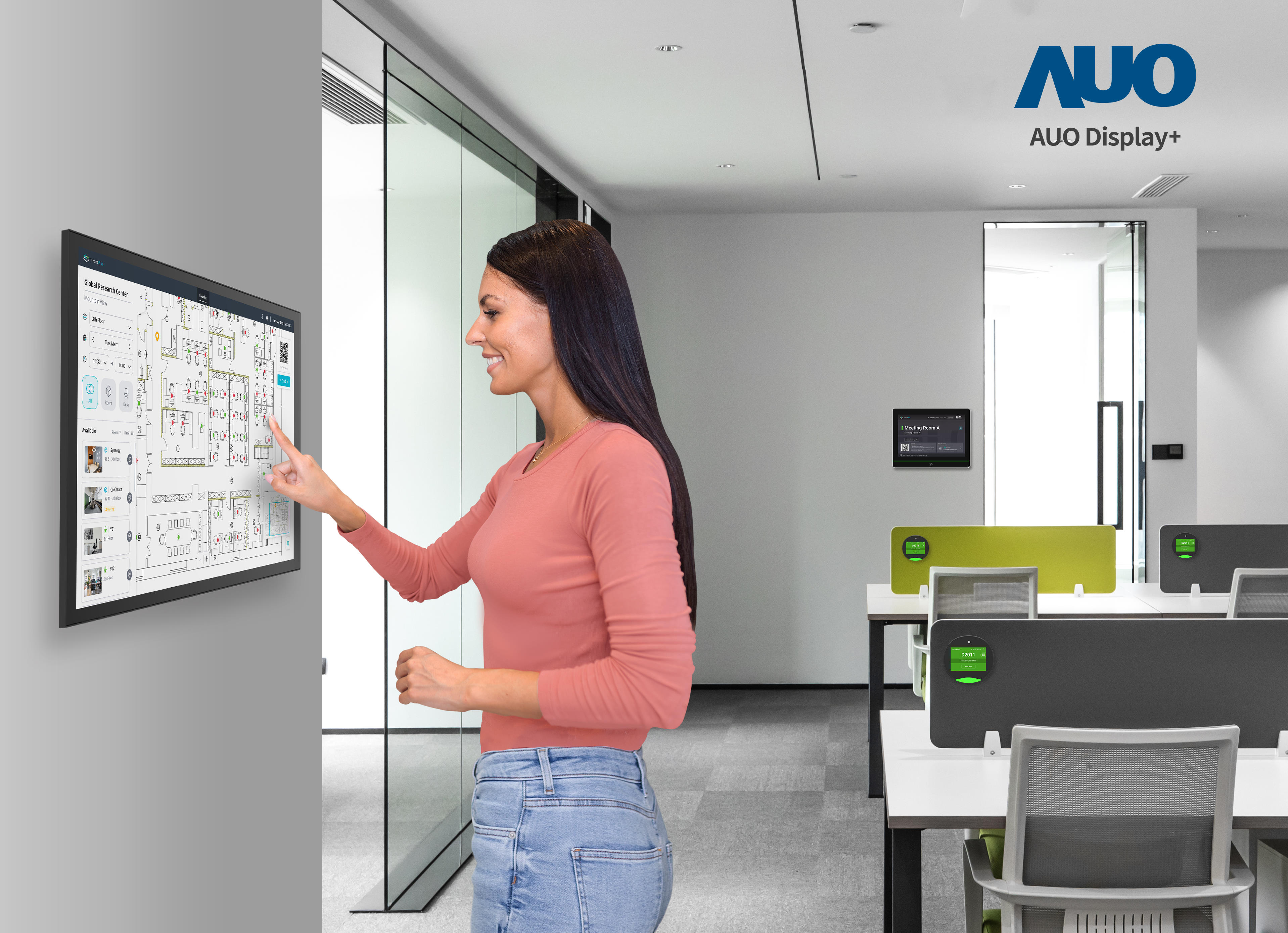 达擎会议空间管理解决方案可应用于空间预约和管理流程，将办公空间的查询、预约和保留等流程自动化，为用户提供更灵活、弹性的工作模式