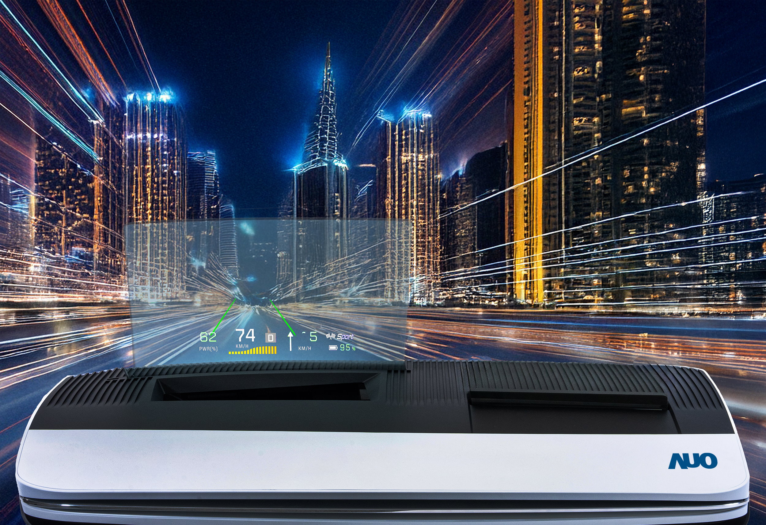 AUO has launched a 13&rdquo; Micro LED HUD that delivers high brightness and rich color saturation, ensuring clear visibility in both bright sunlight and dark conditions. Leveraging the compact size of Micro LED modules, this innovation addresses the challenge of limited space in vehicles.